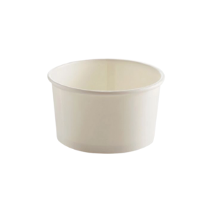 Pote Helado Polipapel 8oz Blanco