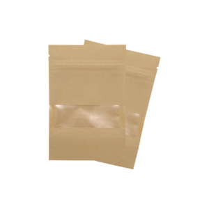 Bolsa Doypack Ventana Kraft 20x12x4