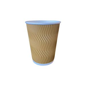 Vaso Ripple Wall Kraft  8oz